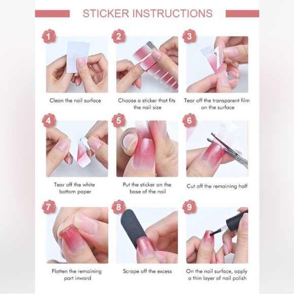 $1 NAIL STICKER WRAPS. NEW. $1 WITH ANY $10 ORDER OR MORE. One sheet - Picture 6 of 10